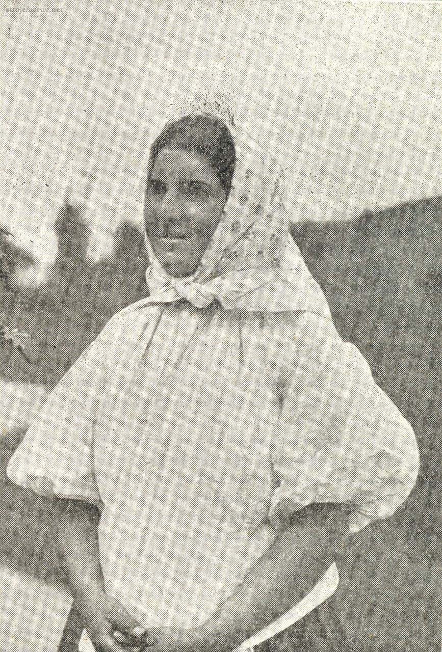 Góralka z Istebnej, Ziemia t. II,1911r., s.415., fot. Umiński