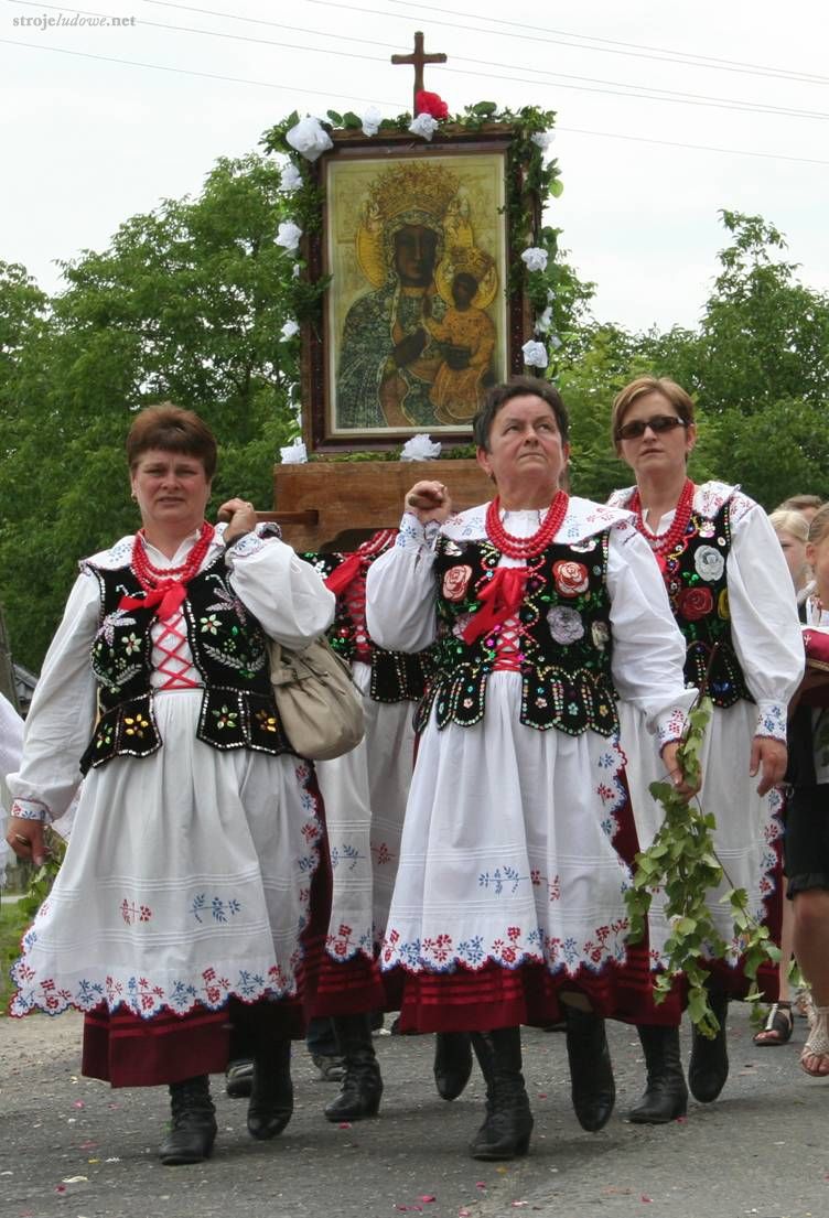 Stroje rzeszowskie, Rzeszowszczyzna, Boże Ciało 2011 r., fot. A. Woźniak