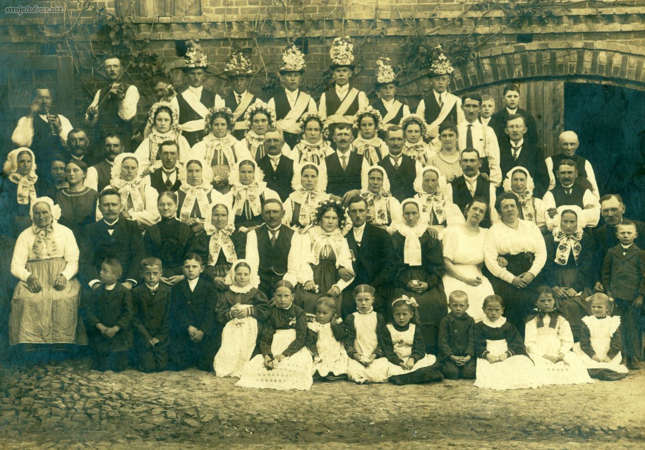 Zdjęcie ślubne, ok. 1910 r., ze zbiorów prywatnych