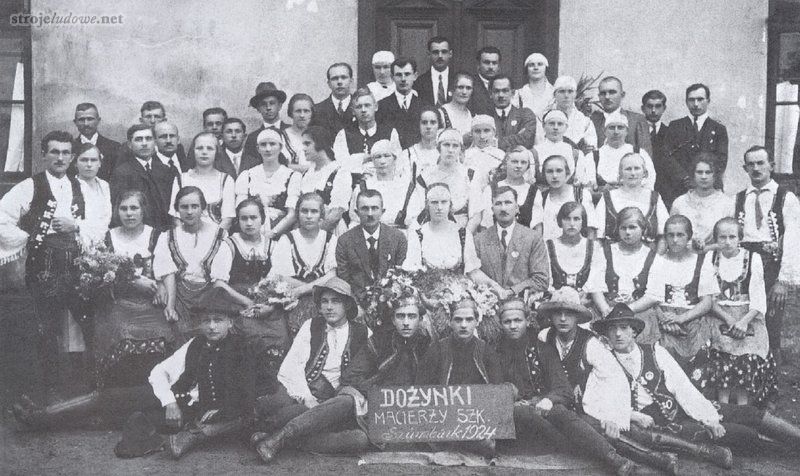 Dożynki, Szumbark, 1924 r., Archiwum Naukowe Państwowego Muzeum Etnograficznego w Warszawie