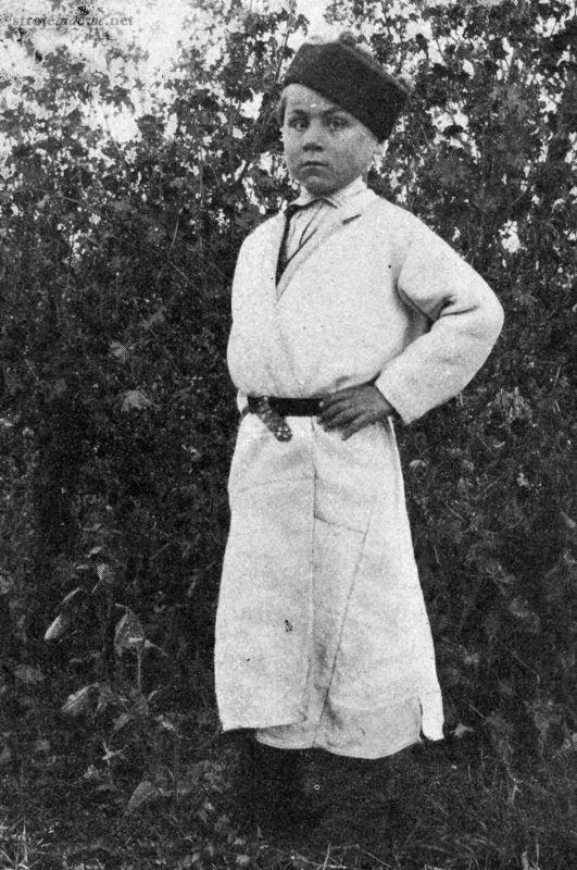 Staś Olech z Gaju (pow. zamojski), fot. ks. St. Samorek, <em>Ziemia</em>, 1911