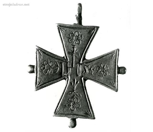 Krzyżyk metalowy, ze zbiorów Muzeum Etnograficznego w Rzeszowie, fot. G. Stec
