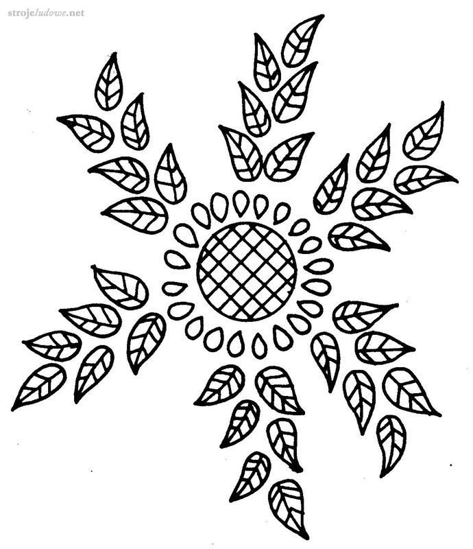 Rysunek haftu koralikowego z gorsetu, rys. E. Piskorz-Branekova