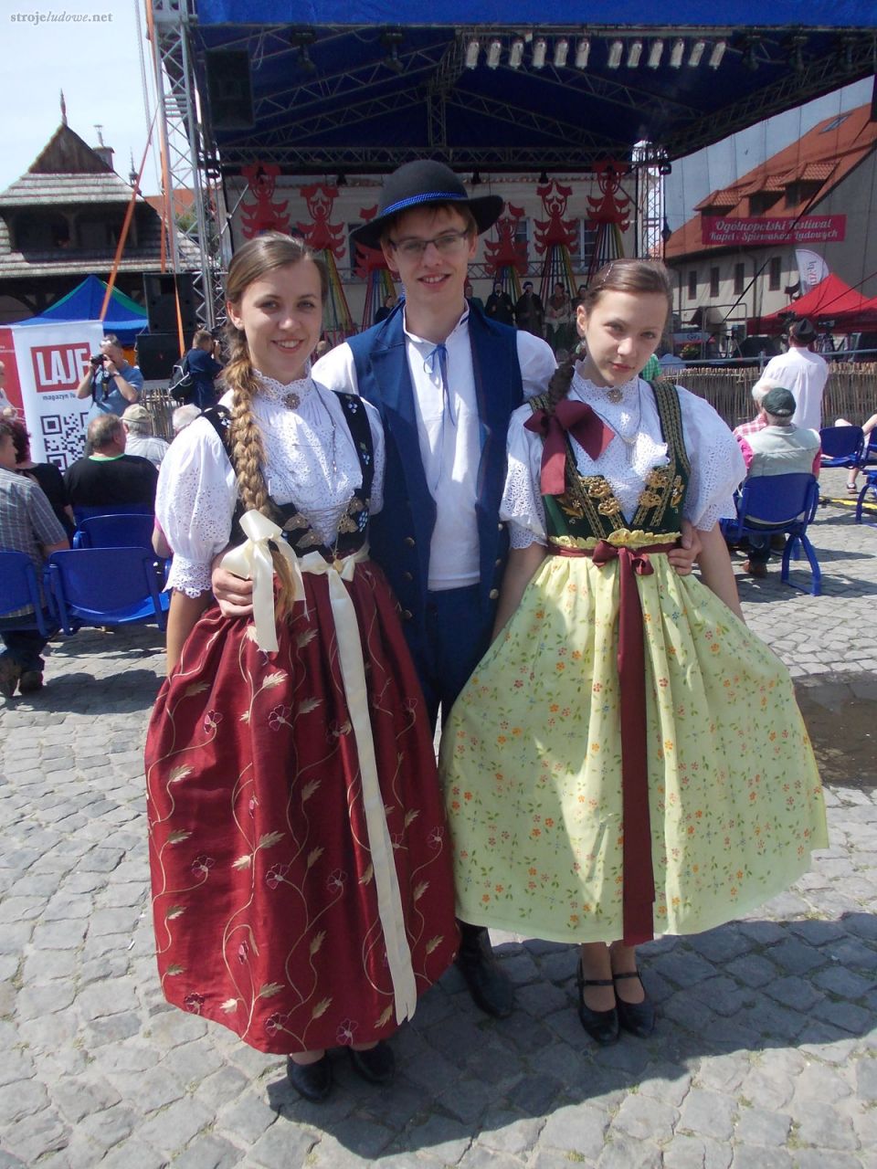 Zespół Regionalny „Czantoria” z Ustronia. Ogólnopolski Festiwal Kapel i Śpiewaków Ludowych w Kazimierzu Dolnym, czerwiec 2014 r., fot. D. Kunecki