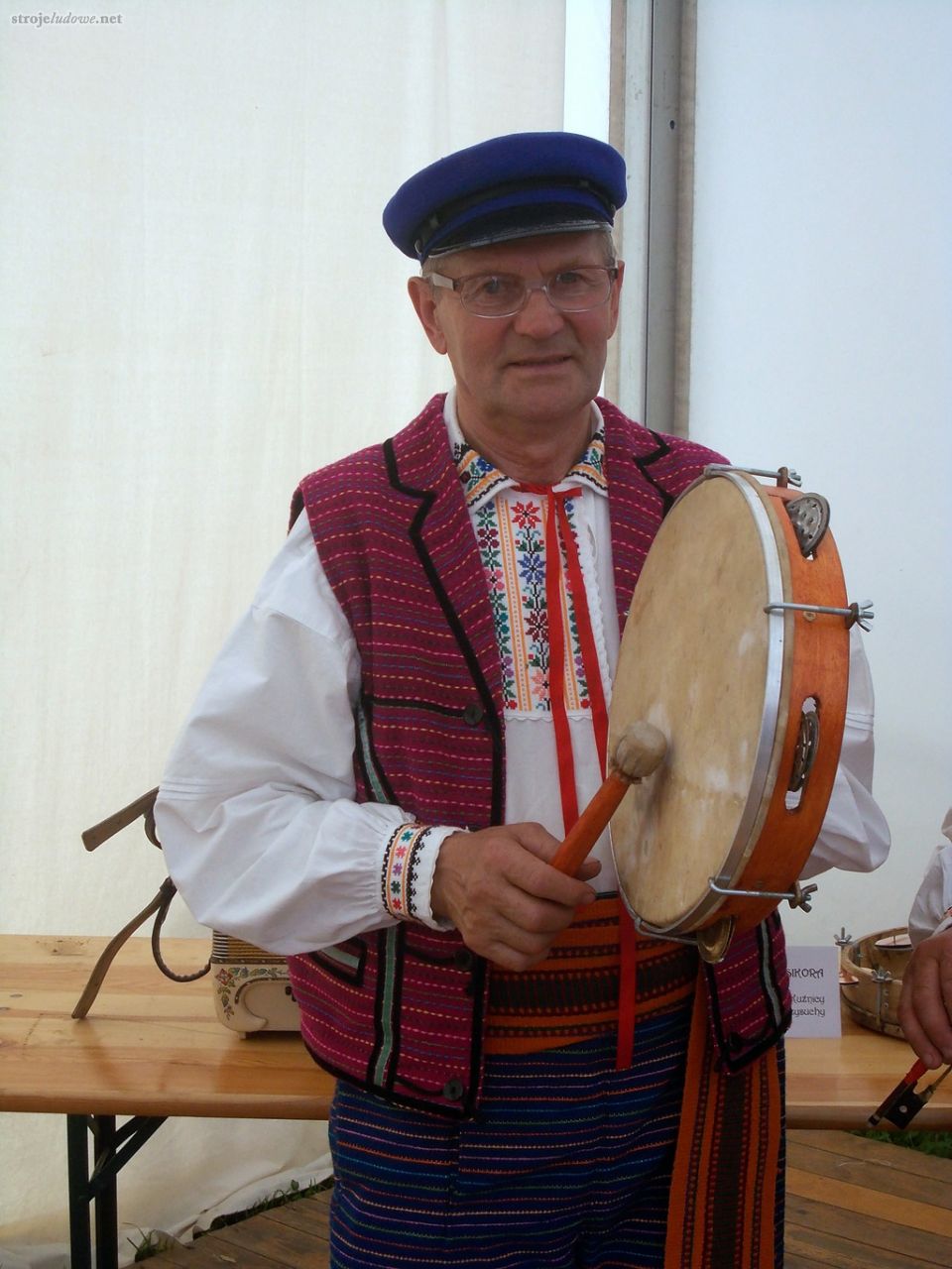 Kapela Jana Wochniaka z Wieniawy k. Przysuchy. Ogólnopolski Festiwal Kapel i Śpiewaków Ludowych w Kazimierzu Dolnym, czerwiec 2014 r., fot. M. Kunecka