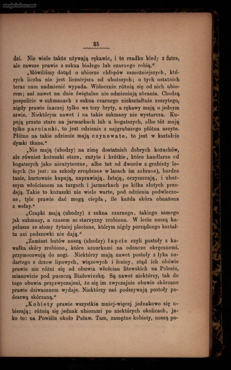 Oskar Kolberg, Dzieła Wszystkie, Tom 16, Lubelskie część I, s. 35
Źródło: www.polona.pl