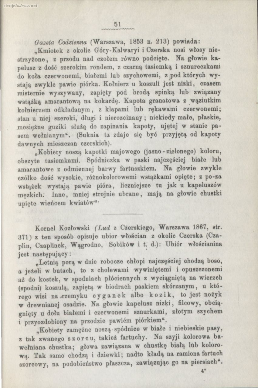 Oskar Kolberg, Dzieła Wszystkie, Tom 24, Mazowsze cz.I, s. 51
Źródło: www.polona.pl