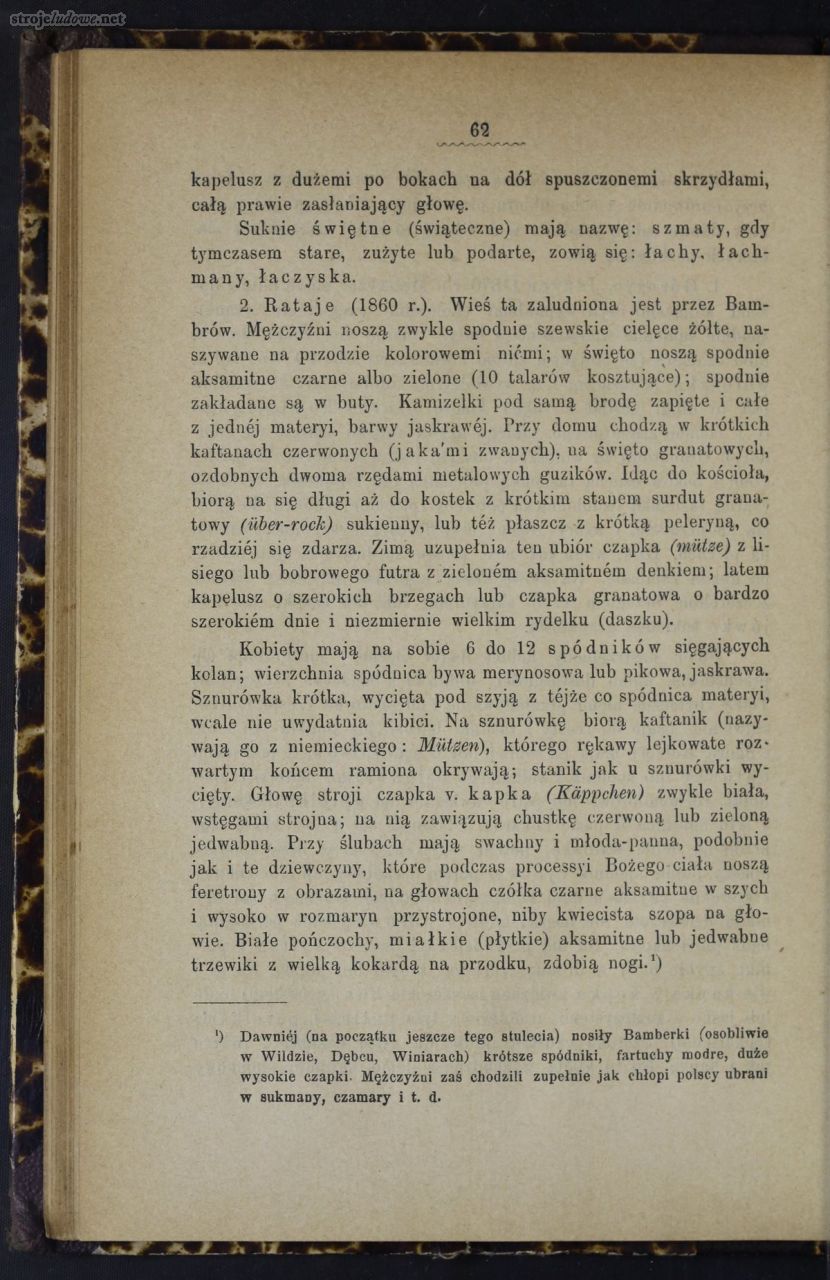 Oskar Kolberg, Dzieła Wszystkie, Tom 9, Poznańskie część I, s. 62
Źródło: www.polona.pl
