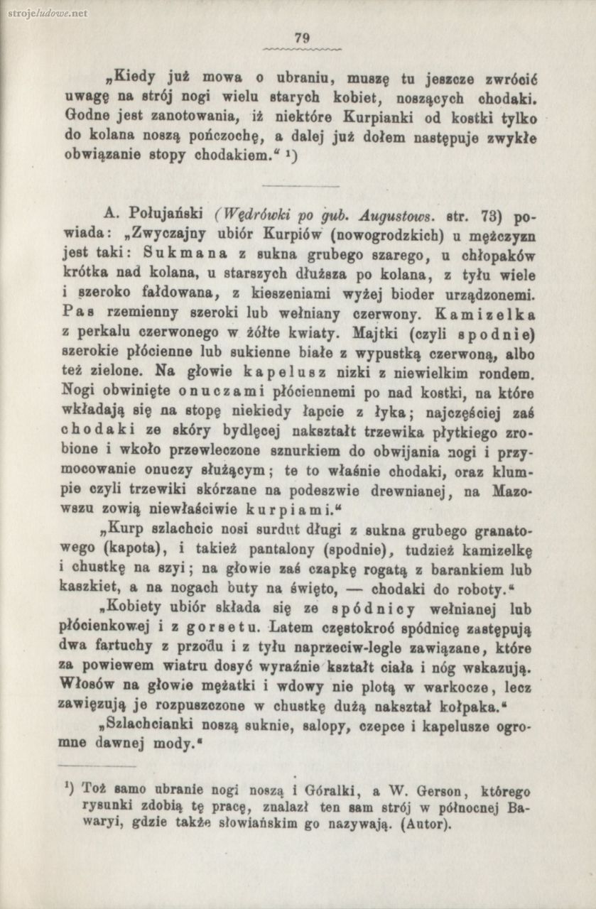 Oskar Kolberg, Dzieła Wszystkie, Tom 27, Mazowsze część 4, s. 79
Źródło: www.polona.pl