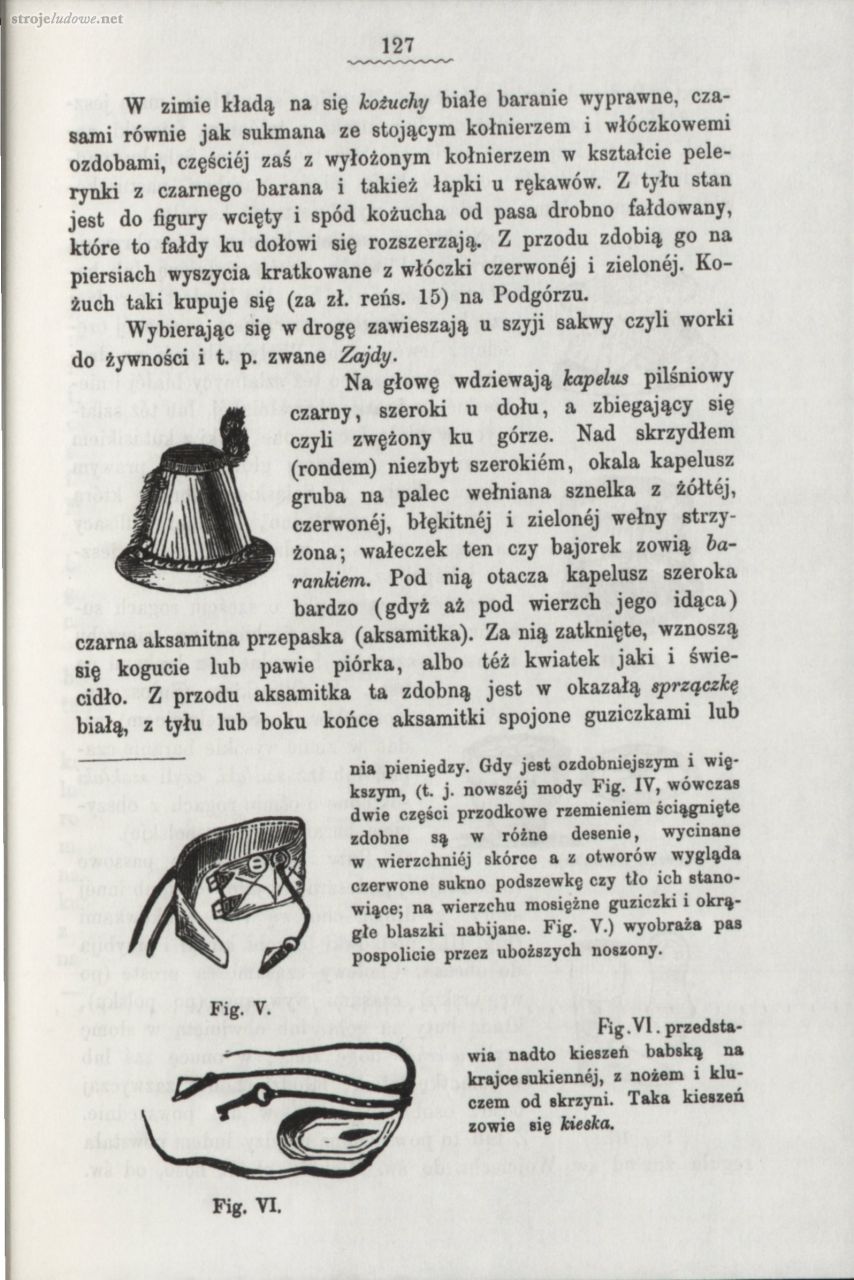 Oskar Kolberg, Dzieła Wszystkie, Tom 5, Krakowskie cz. I, s. 127
Źródło: www.polona.pl