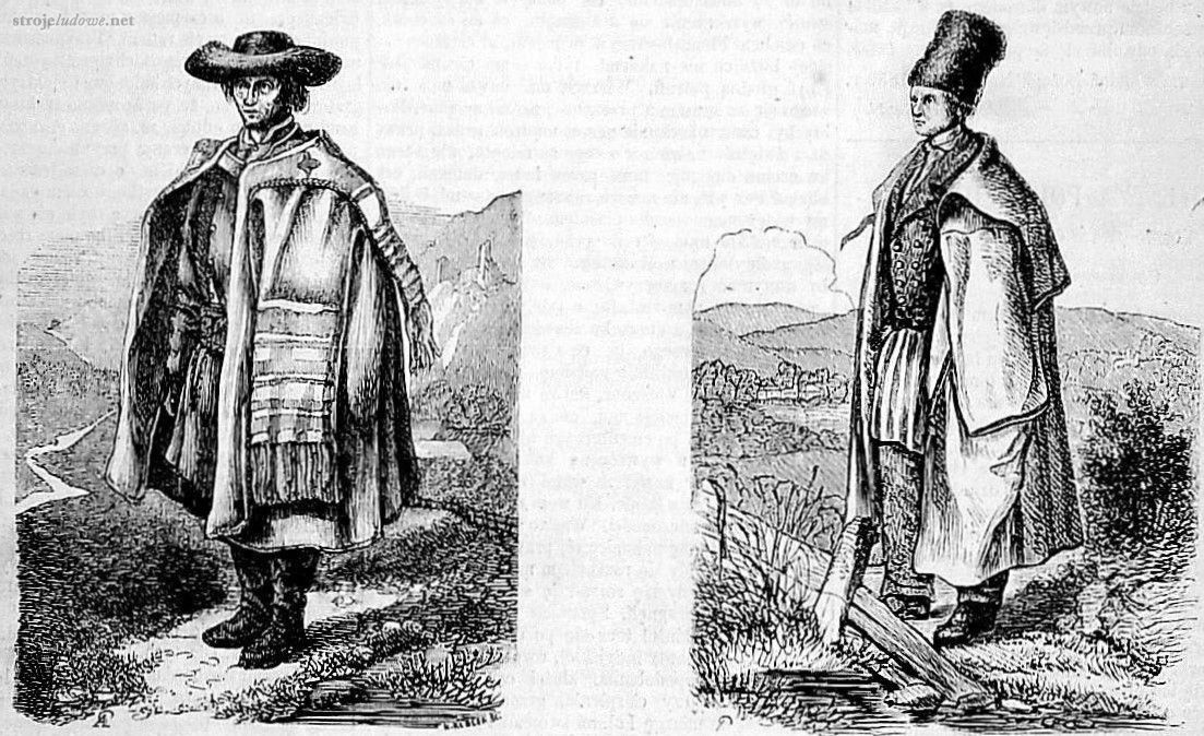 Włościanie z okolic Biecza (Rysował A. Piwarski, rytował Kübler i Rulkowski w drzeworytni „Tygodnika”,” Tygodnik Ilustrowany”, 1860, nr., 16, s. 132.
