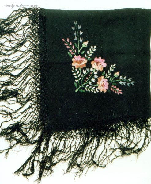 Chustka bawełniana, Bełcząc pow. Radzyń Podlaski, 1972&nbsp;r., ze&nbsp;zbiorów Muzeum Narodowego w&nbsp;Lublinie, fot. M. Niećko