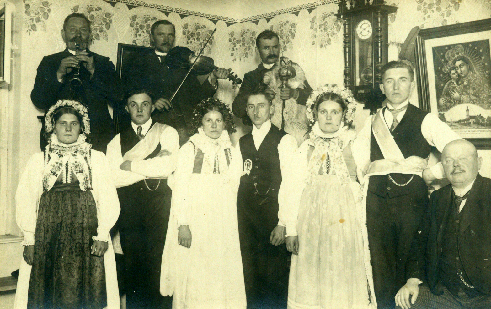 Drużbowie, ok. 1910 r., ze zbiorów prywatnych