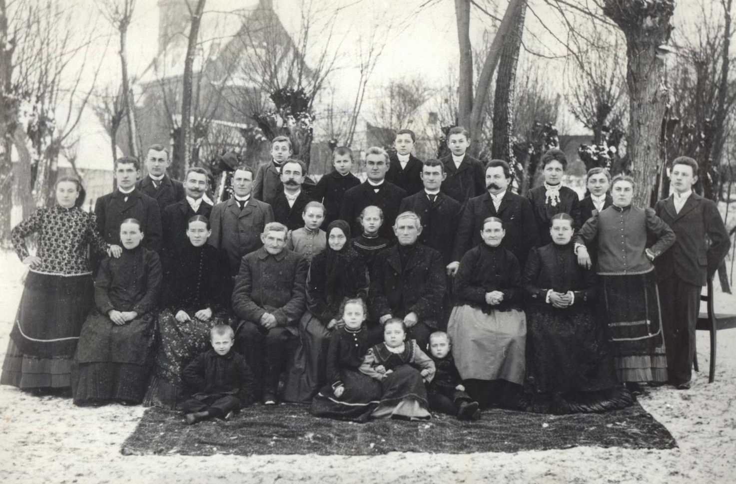 Złote gody, 1904&nbsp;r., fot. Fototeka Śląska (Muzeum Wsi Opolskiej).